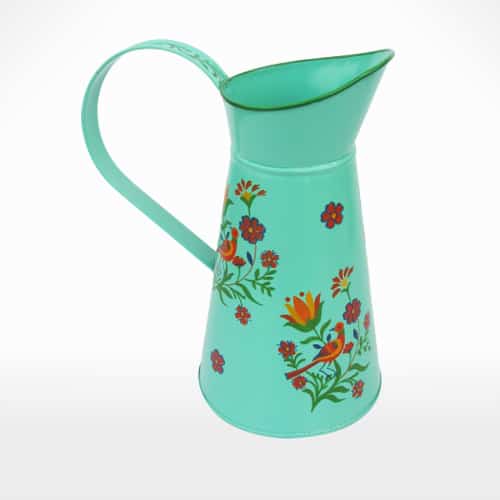 A floral pitcher for sale.
