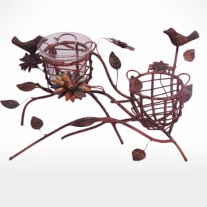 Tea Light Holder Nest by Noah's Ark Exports