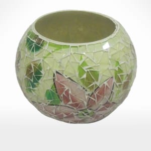 T-Light Holder Mosaic by Noah's Ark Exports