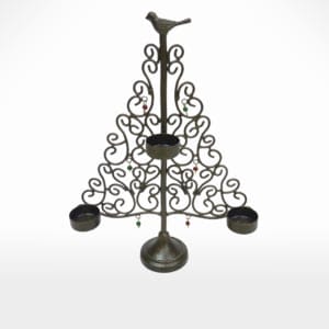 Tree T-Light Holder by Noah's Ark Exports