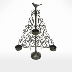 Tree T-Light Holder by Noah's Ark Exports