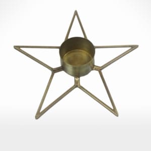 Star T-Light Holder by Noah's Ark Exports