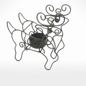 Reindeer T-Light by Noah's Ark Exports