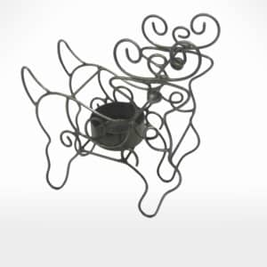 Reindeer T-Light by Noah's Ark Exports