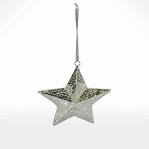 Hanging Star Glass Mosaic by Noah's Ark Exports