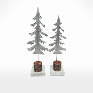 Tree Votive T-Light s/2 by Noah's Ark Exports