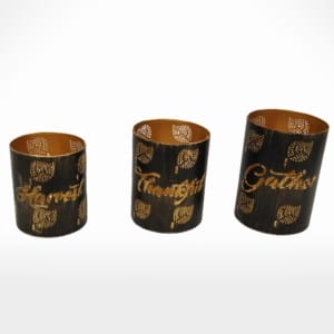 T-Light Holder Set Of 3 by Noah's Ark Exports