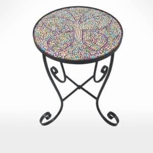 Table with Glass Mosaic Top by Noah's Ark Exports