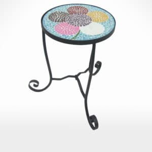 Table with Glass Mosaic Top by Noah's Ark Exports