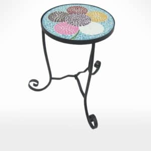 Table with Glass Mosaic Top by Noah's Ark Exports