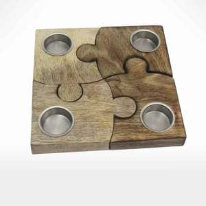 Puzzle T-Light by Noah's Ark Exports
