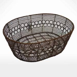 Wire basket by Noah's Ark Exports