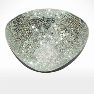 Glass Mosice Bowl by Noah's Ark Exports